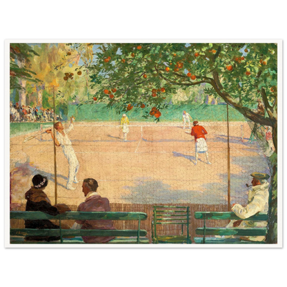 Sir John Lavery art print framed in black – living room wall art display