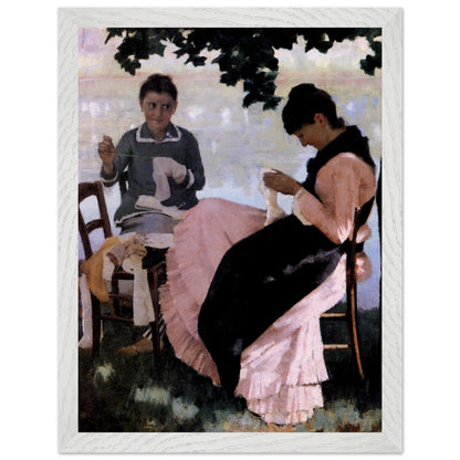 Sewing in the Shade (1884) – Sir John Lavery (view 5)