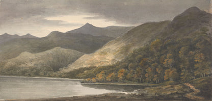 Killarney, a panoramic watercolour by Isaac Weld, around 1807