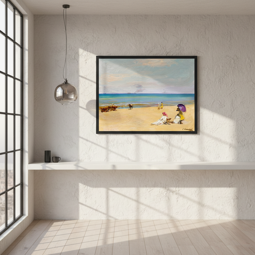 On The Sands by John Lavery Art Print (view 5)