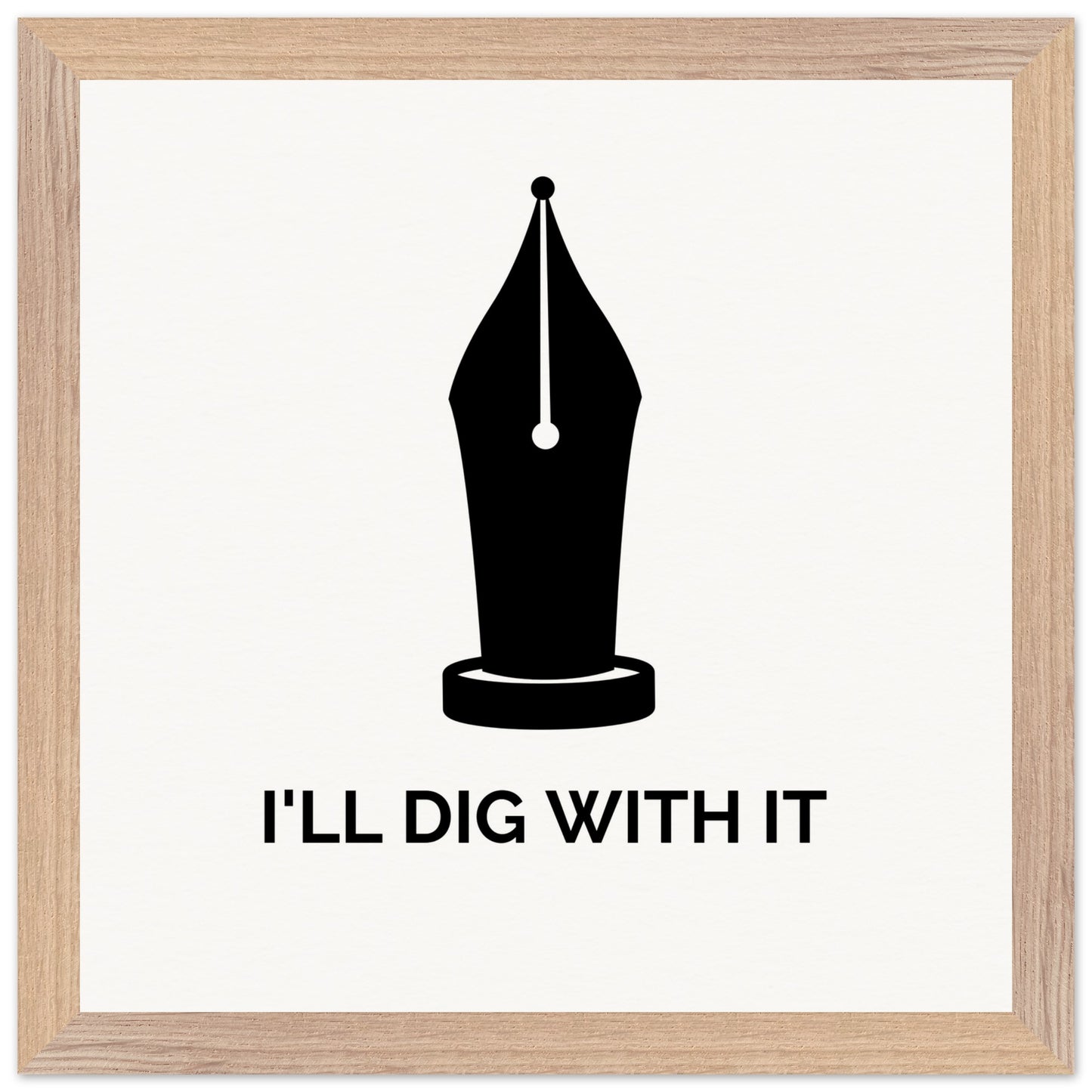 I’ll Dig With It – Seamus Heaney Quote Art Print (view 9)