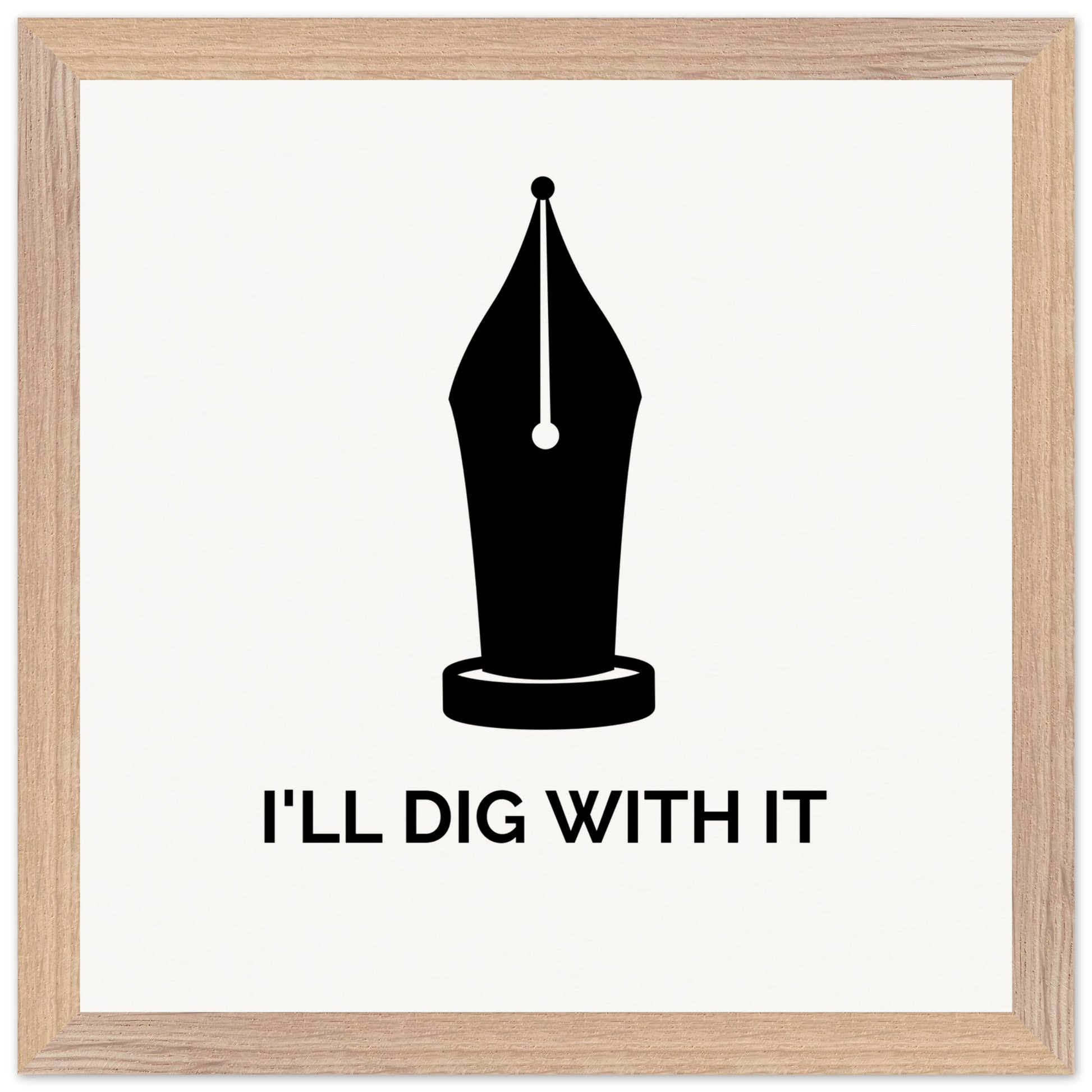 I’ll Dig With It – Seamus Heaney Quote Art Print (view 9)