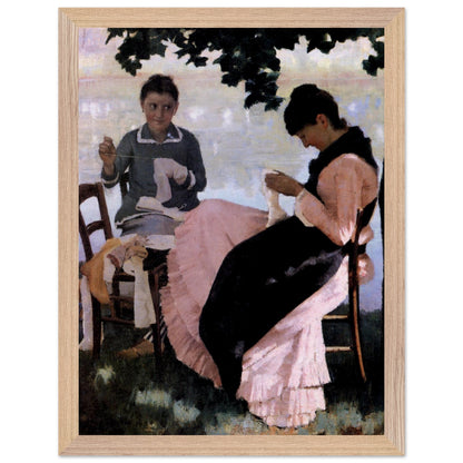 Sewing in the Shade (1884) – Sir John Lavery (view 11)