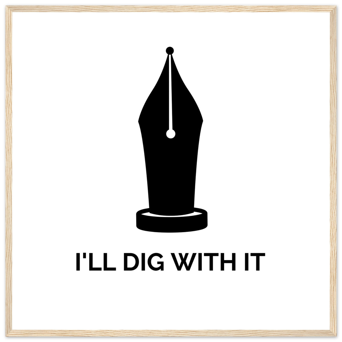 I’ll Dig With It – Seamus Heaney Quote Art Print (view 5)