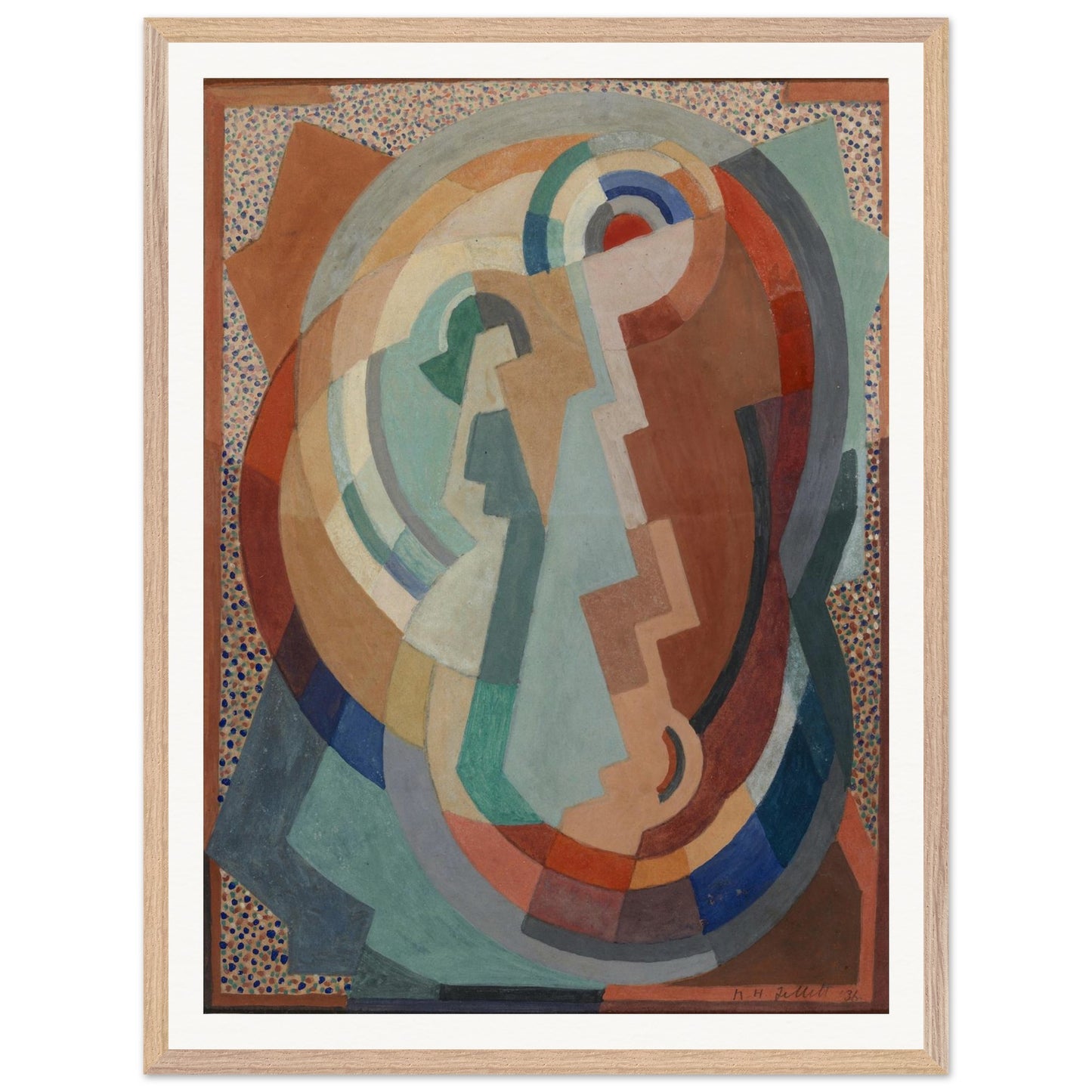 The Virgin and Child by Mainie Jellett – Irish Modernist Art Print (view 12)