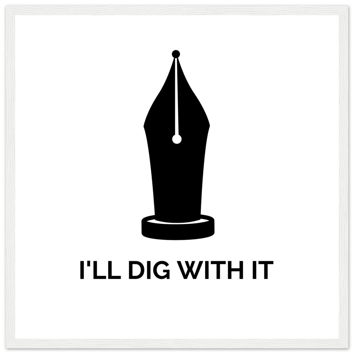 I’ll Dig With It – Seamus Heaney Quote Art Print (view 7)