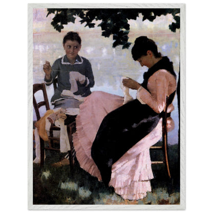 Sewing in the Shade (1884) – Sir John Lavery (view 6)