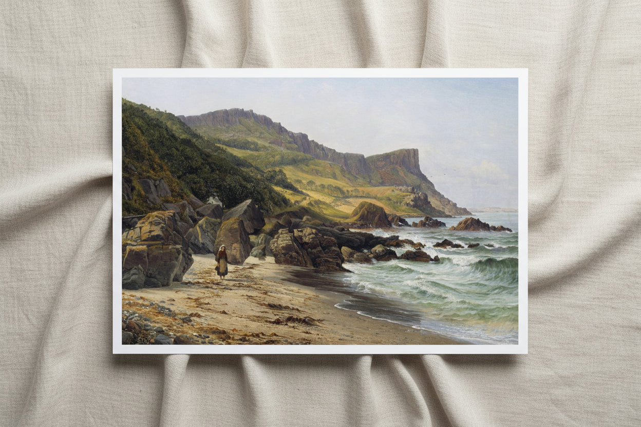 Murlough Bay & Fair Head – Collector’s Edition Irish Landscape Print – detail view | Buy Irish Art