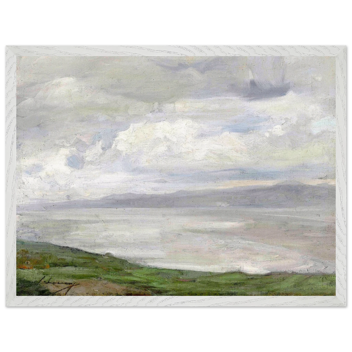 Island Magee unframed art print showing 250gsm matte paper quality and colour detail