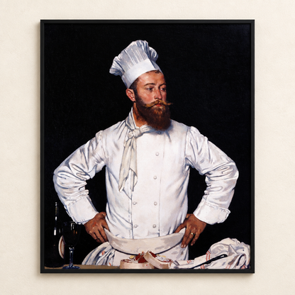 Le Chef de l’Hôtel Chatham frame mockup preview