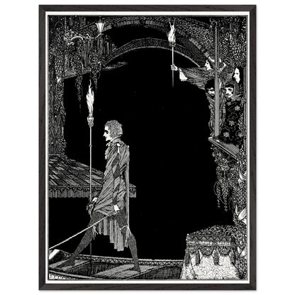 Myself No Power by Harry Clarke in a black frame with a white border