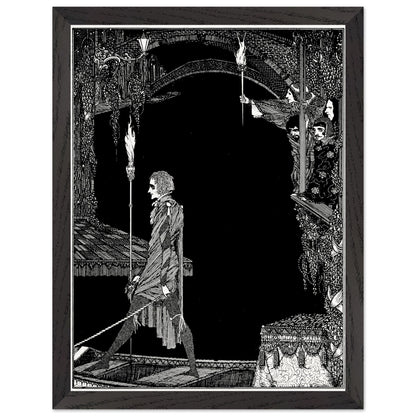 Myself No Power by Harry Clarke in a dark wood frame