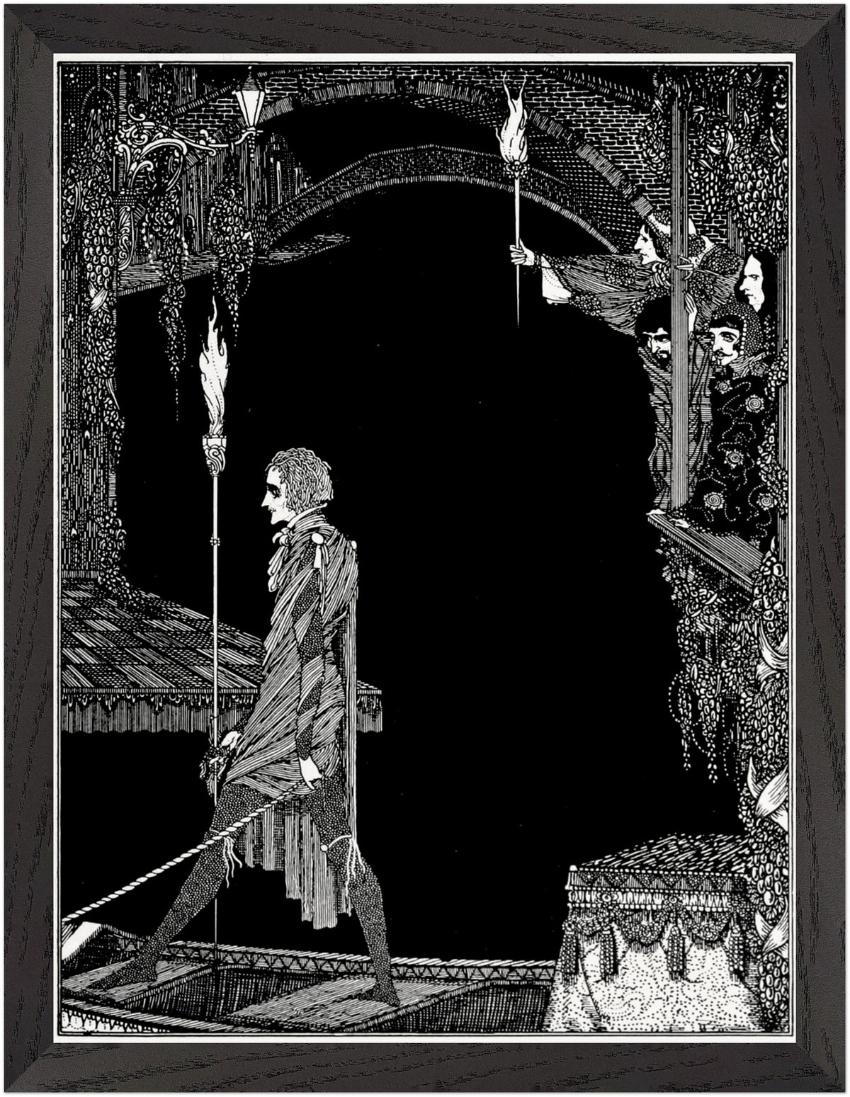 Myself No Power by Harry Clarke in a matt black frame