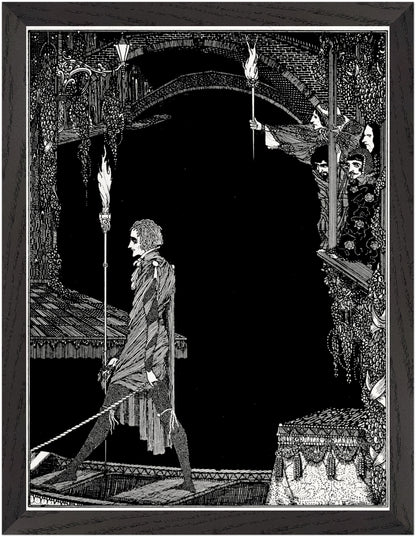 Myself No Power by Harry Clarke in a matt black frame