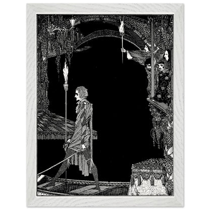 Myself No Power by Harry Clarke in a white wood frame with a thin mount