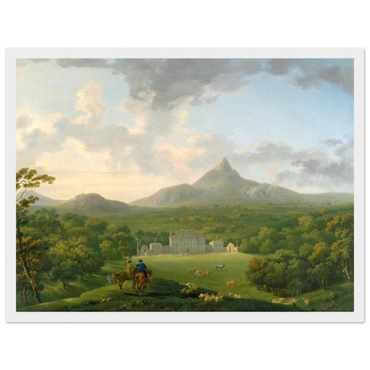 Powerscourt by George Barret in a white frame