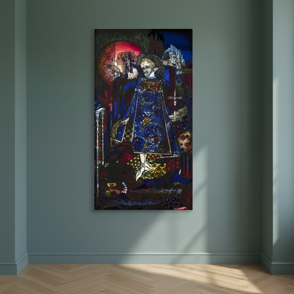 The Song of the Mad Prince (1917) – Harry Clarke Canvas Art Print (view 3)