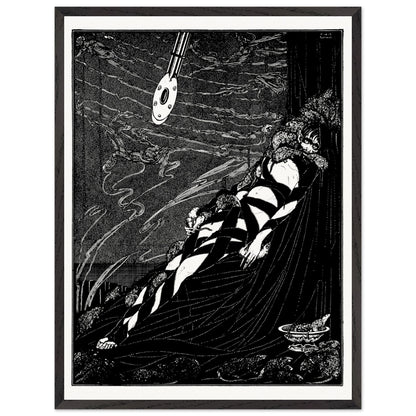 Swarmed Upon Me by Harry Clarke in a black frame with a white mount
