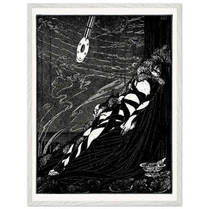 Swarmed Upon Me by Harry Clarke in a white frame with a white mount
