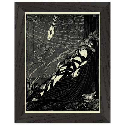 Swarmed Upon Me by Harry Clarke in a wide black frame with a cream mount