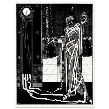 The Dagger Dropped, 1923, Harry Clarke illustration for Poe's The Masque of the Red Death