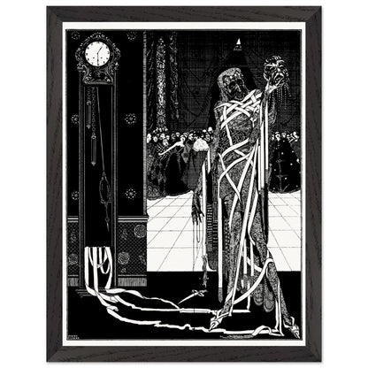 The Dagger Dropped by Harry Clarke in a dark wood frame