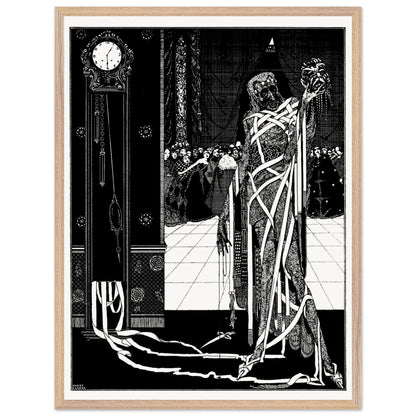 The Dagger Dropped by Harry Clarke in a pale oak frame