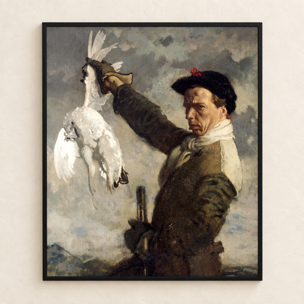 The Dead Ptarmigan frame mockup preview