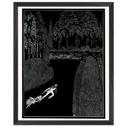 Toilsome Journey by Harry Clarke in a black frame with a white mount