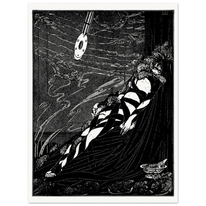 Unframed print of Swarmed Upon Me by Harry Clarke with a white border